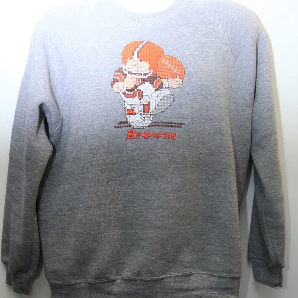 90's Vintage Jerzees "CLEVELAND BROWNS" Sweatshirt